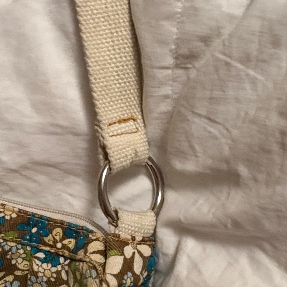 Levi’s Vintage Floral Blue and Brown Shoulder Purse - Picture 5 of 8
